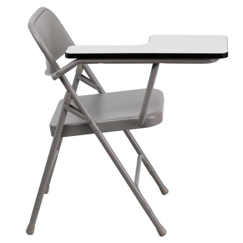 2 Pack Premium Steel Folding Chair with Right Handed Tablet Arm - Event Chair