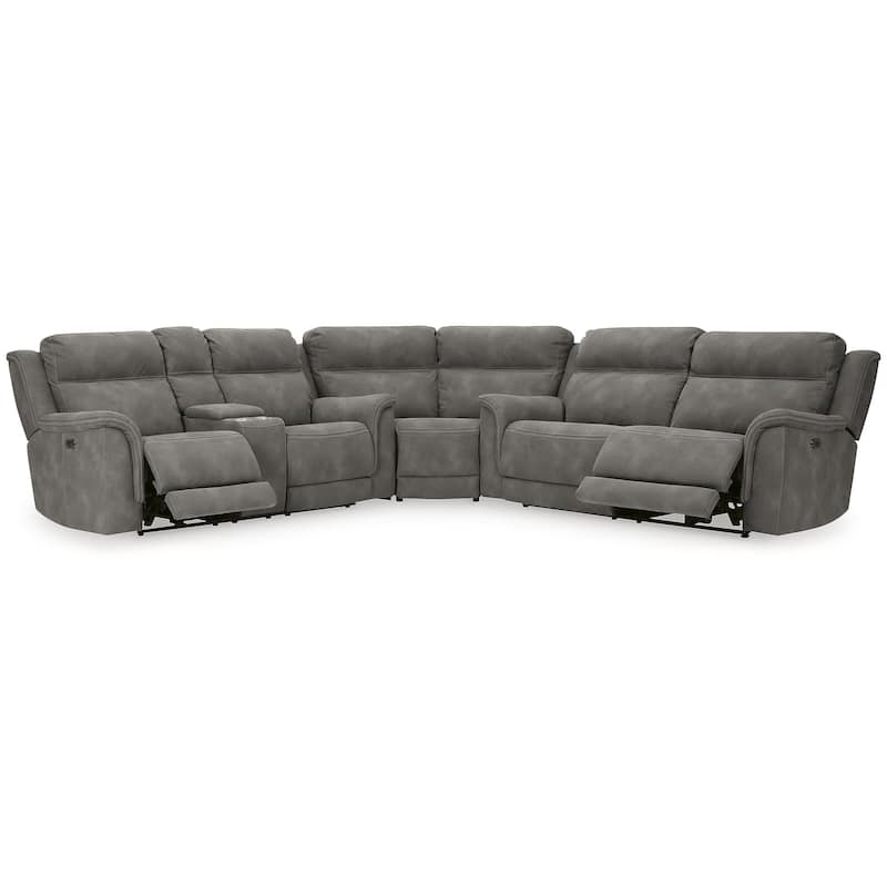 Signature Design by Ashley Next-Gen DuraPella 3-Piece Power Reclining Sectional - 122"W x 118"D x 42"H