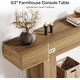 preview thumbnail 7 of 47, Farmhouse 2-Tier Entryway Table for Living Room, Hallway, Foyer