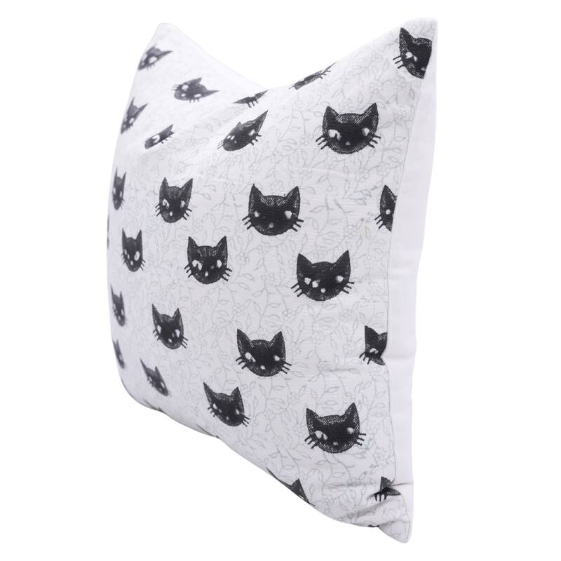 Fabdivine Handmade Block Print Cotton Green Pillow Cover, Pumpkin