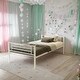 preview thumbnail 1 of 18, Multifunctional Triple Bunk Bed,Bedroom Dormitory Twin Size Metal Triple Bunk Bed Can Be Disassembled Into Three Beds White