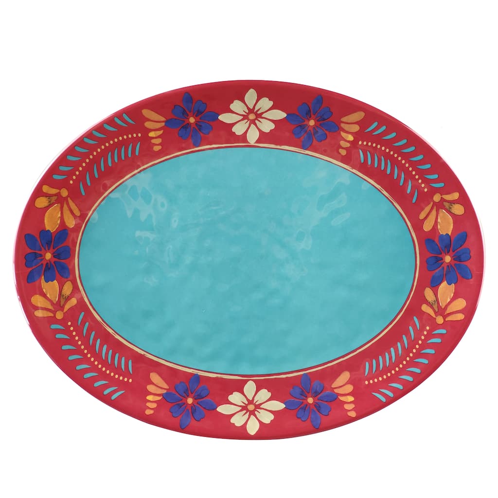 HiEnd Accents Bonita Melamine Collection Serving Platter, 1 PC