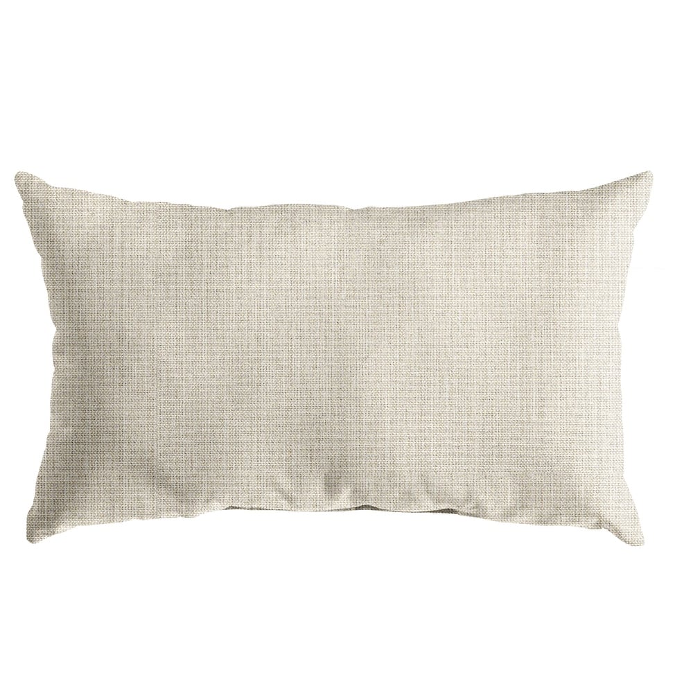 Sunbrella Canvas Indoor/Outdoor 12x24 Knife Edge Pillow (Single) - 12 in H x 24 in W x 6 in D