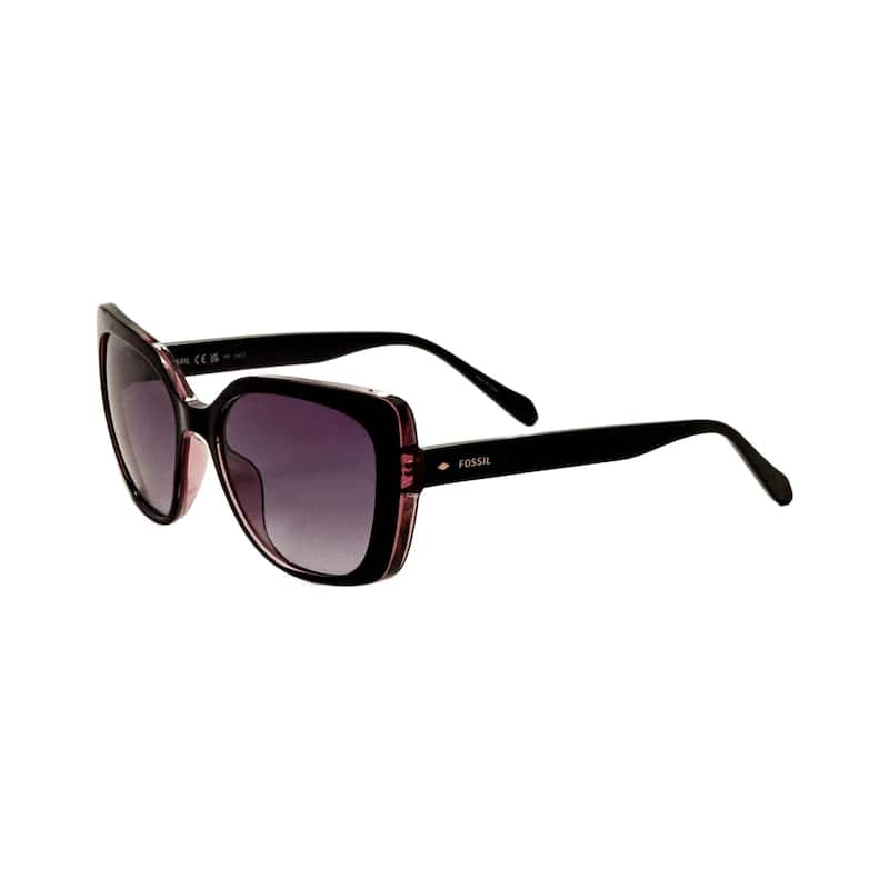 Fossil Women's 55mm Black Sunglasses FOS3143-S-807-55
