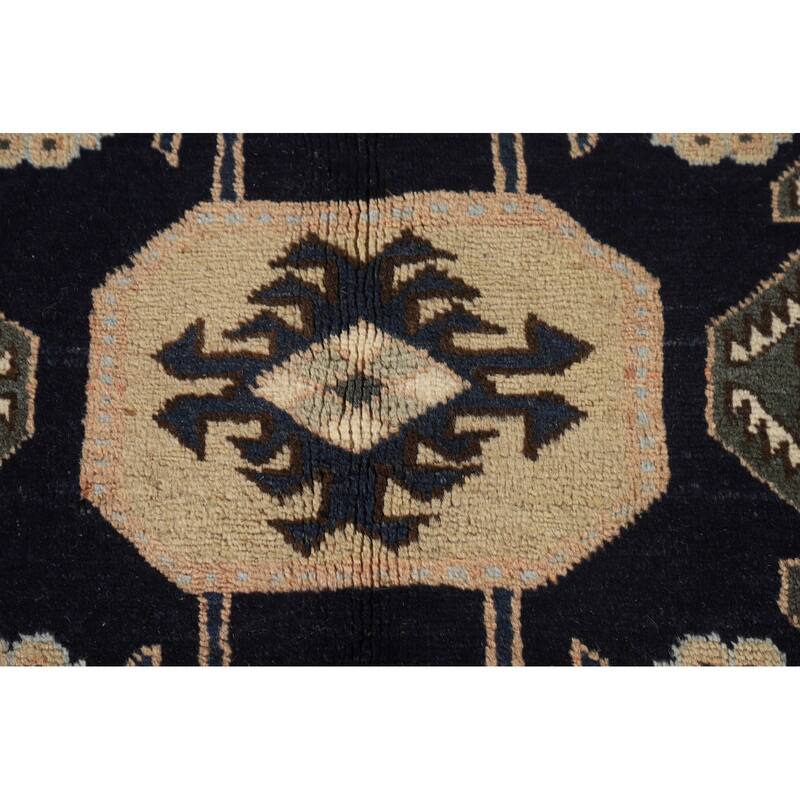 Tribal Ardebil Persian Vintage Area Rug Handmade Wool Carpet - 6'7" x 10'3"