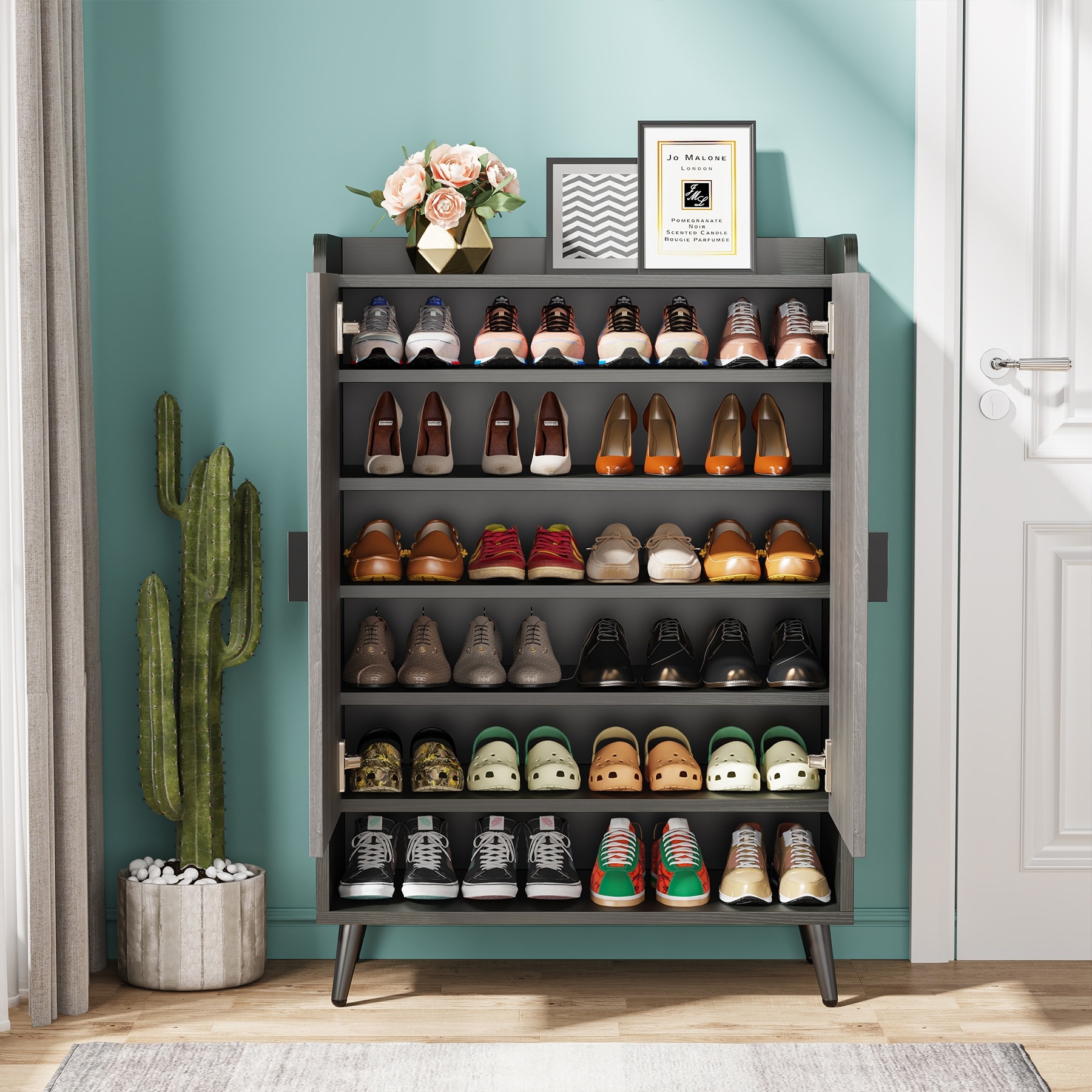 Men's shoe storage sales