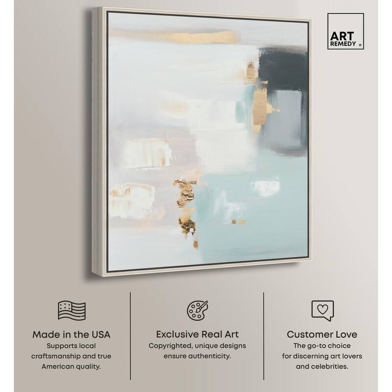 Misty Luxe I Canvas by Art Remedy