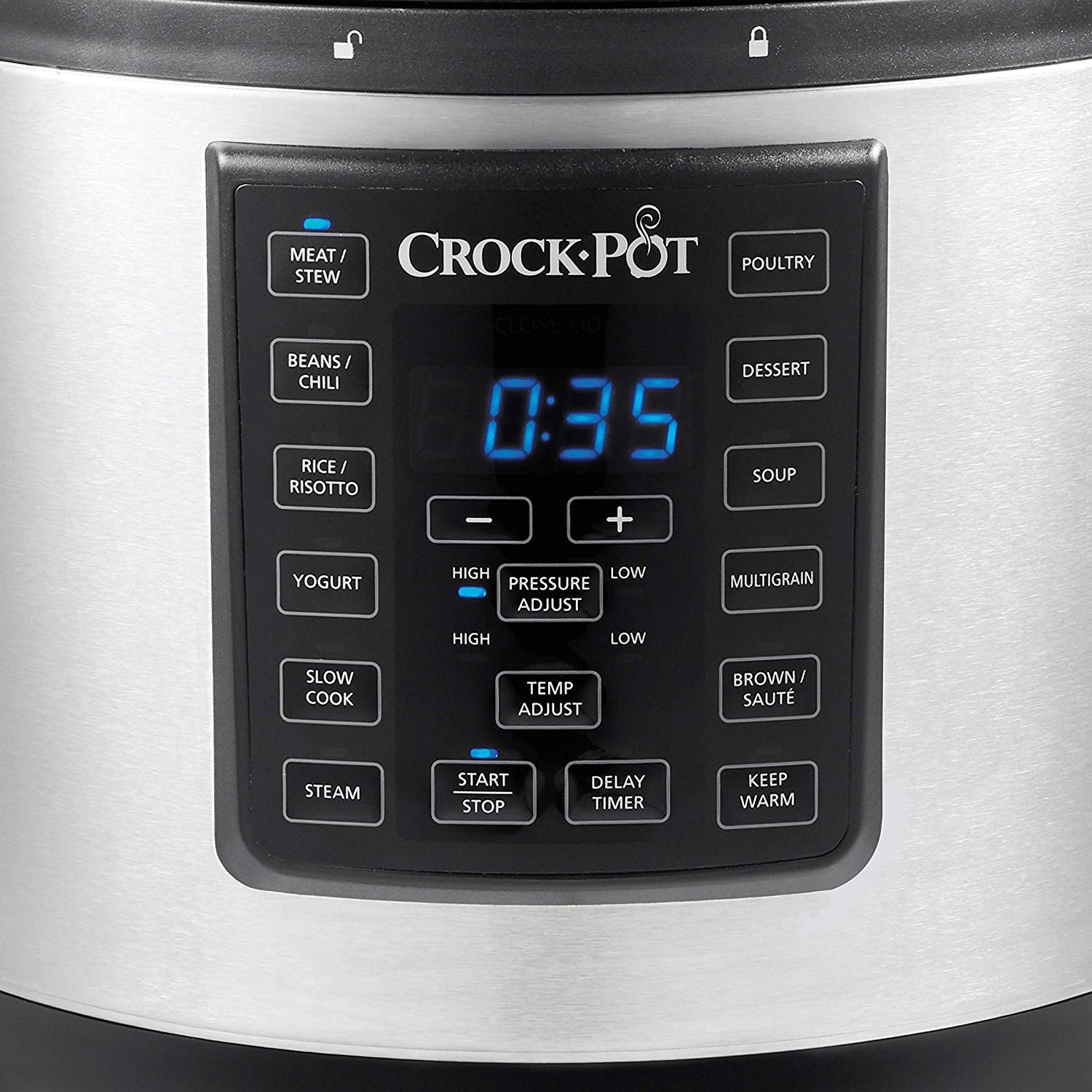 Crock Pot 8 Qt 8-in-1 Multi-use Express Crock Programmable Slow