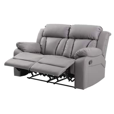Daria Faux Leather Reclining Loveseat
