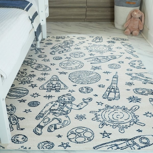 slide 2 of 34, Taylor & Olive Space Rockets Kids Area Rug