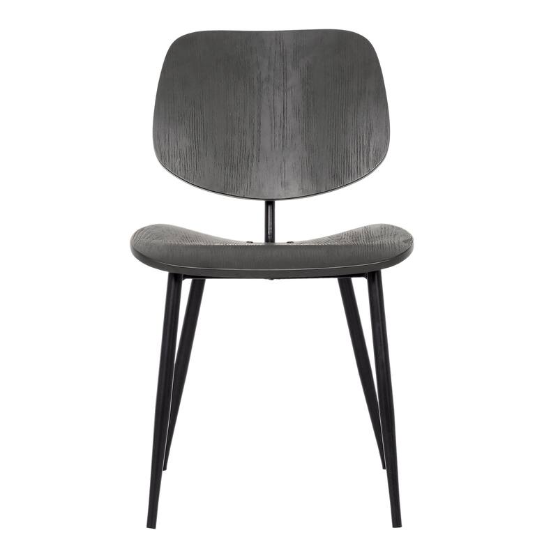 Miki Mid-Century Wood Dining Chairs - Set of 2