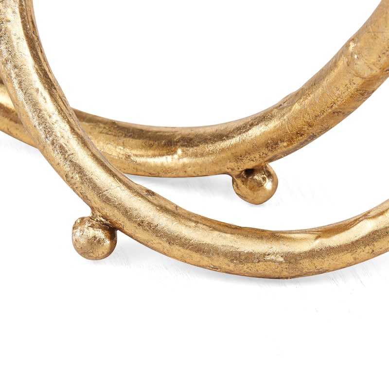 Danya B. Gold Eternal Loop Metal Sculpture