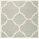 preview thumbnail 50 of 112, SAFAVIEH Handmade Chatham Vicie Modern Wool Rug 4' Square - Grey/Ivory - Square