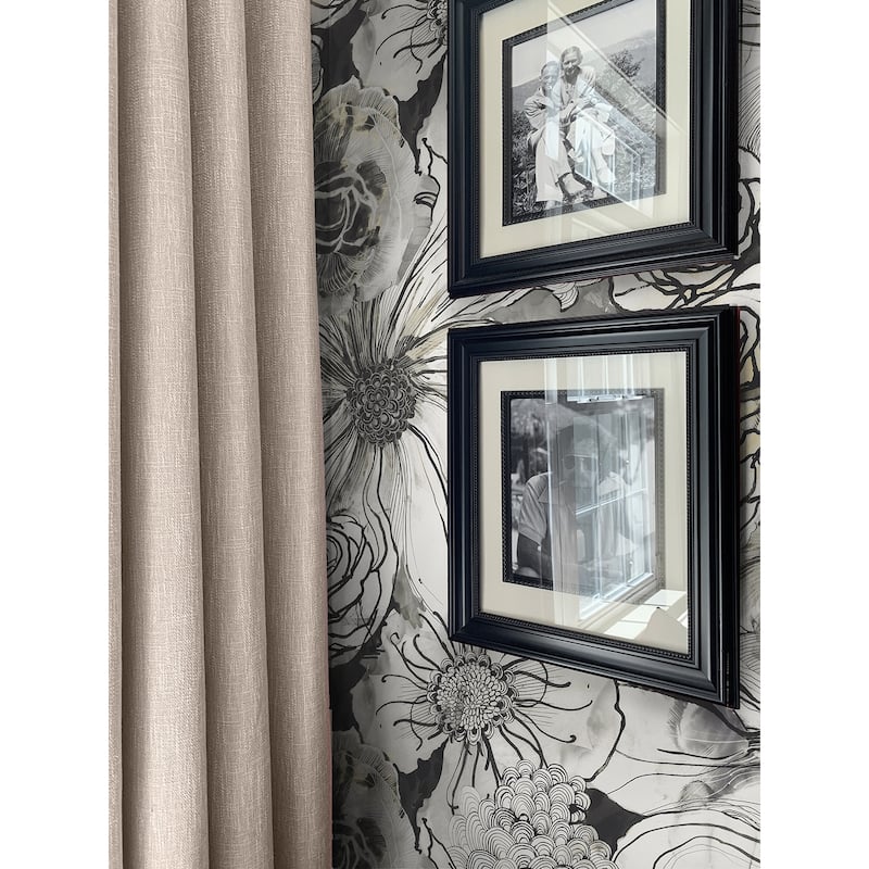 Harry & Grace Ink Rose Peel and Stick Wallpaper