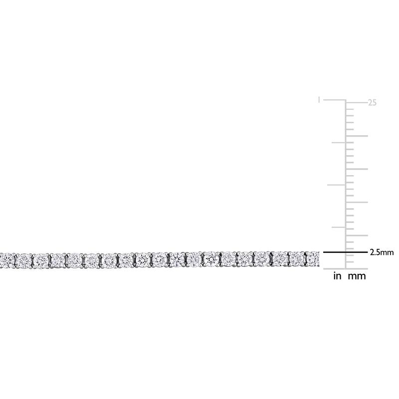 Miadora 14k White Gold Diamond Tennis Bracelet 1 1/3 to 6 1/10ct TDW