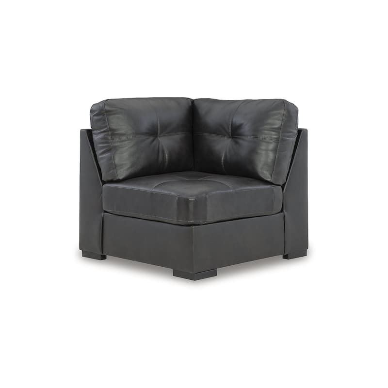 Signature Design by Ashley Brindley Pier Gray 6-Piece Sectional - 168"W x 128"D x 40"H