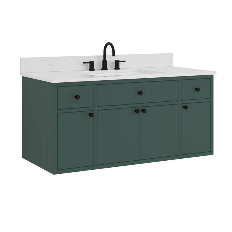 Avanity Paisley 48 in. Single Sink Vanity with Cala White Engineered Top