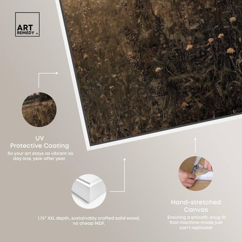 Vintage Meadow Canvas by Art Remedy
