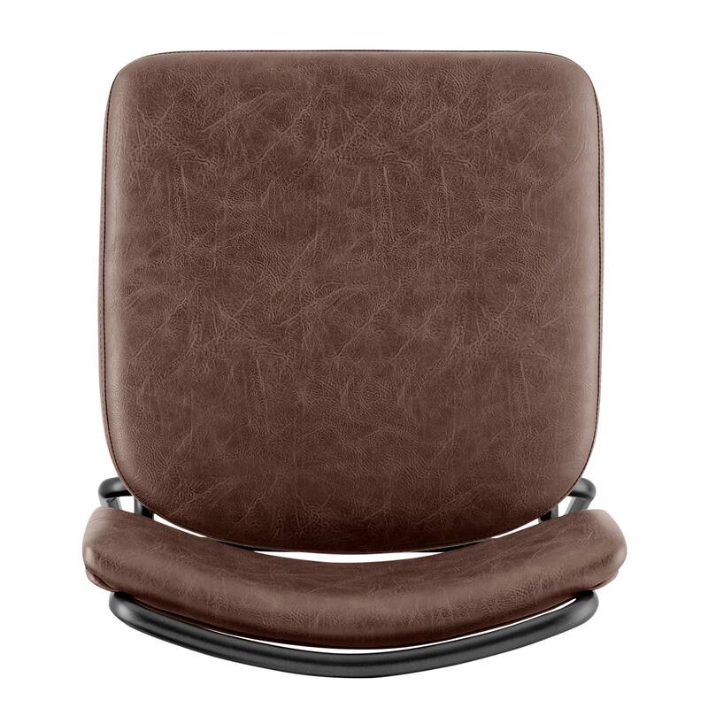 NPD Furniture Zander Faux Leather Counter Stool (Set of 4)