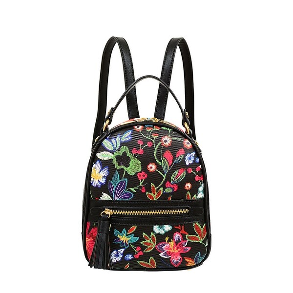 flower backpack purse