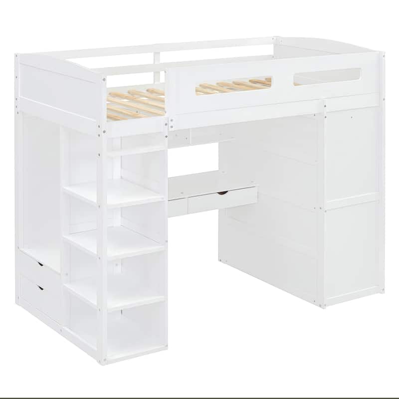Loft Bed with Desk