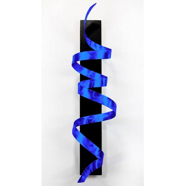 Statements2000 Blue Abstract Metal Art Accent Wall Sculpture Decor by Jon Allen - Blue Knight