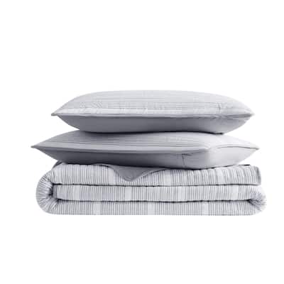 Brooklyn Loom Niari Yarn Dye Stripe Quilt Set