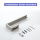 preview thumbnail 8 of 16, Wall Mounted Towel Ring Towel Holder