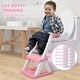 preview thumbnail 2 of 10, Children's Toilet Training Seats with Ladder Triangular Bracket