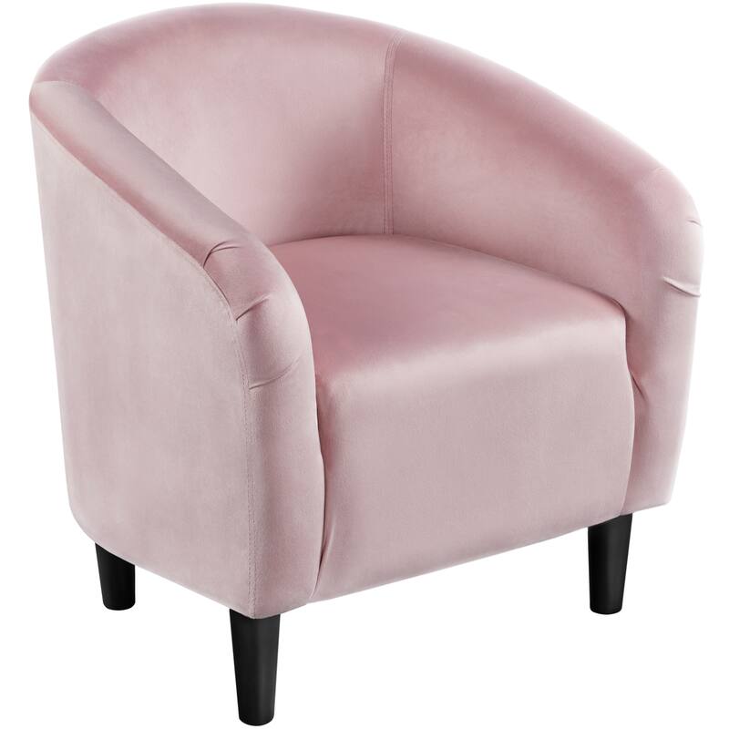 Yaheetech Club Chair Accent Arm Contemporary Style - Pink