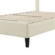 preview thumbnail 18 of 17, Twin Size Platform Bed with Rainbow Shaped Headboard and LED Light Strips