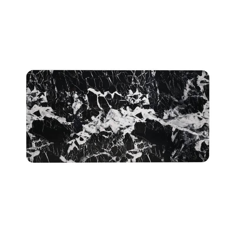 Furniture of America Galei Modern Faux Marble Top 78-inch Dining Table