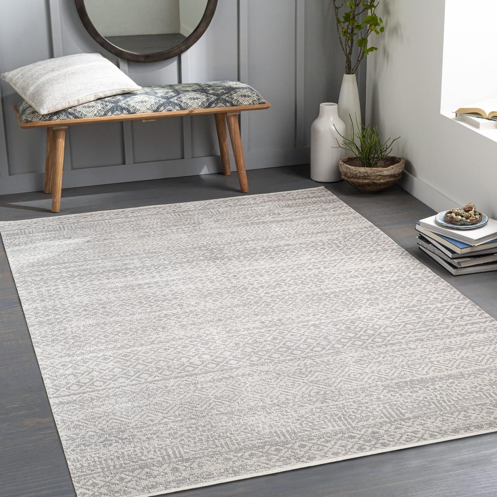 Livabliss Lavadora Global Machine Washable Area Rug