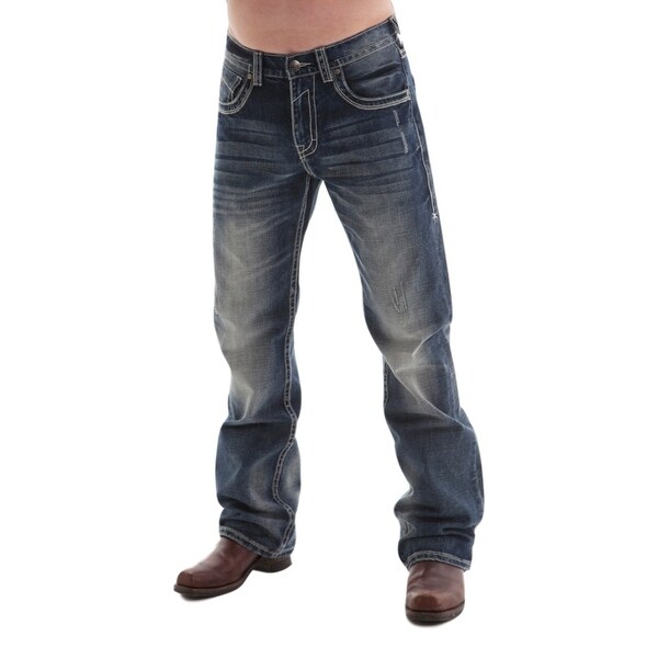 B-Tuff Mens Torque Dark Wash with Fading
