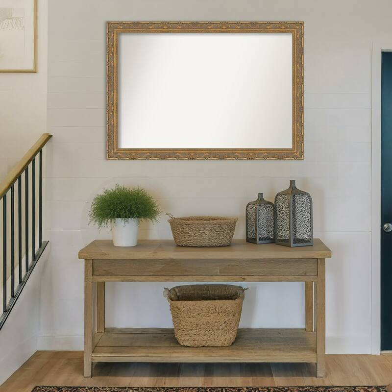 Filigree Non-Beveled Framed Wall Mirror