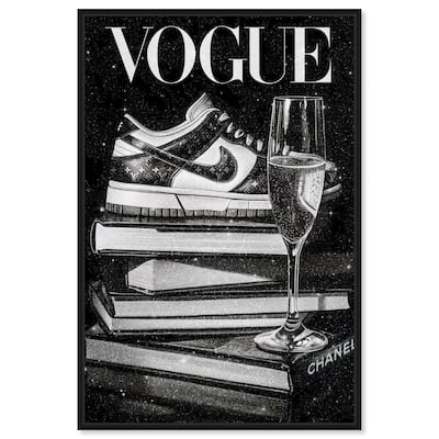 Sneaker Glitz and Glam Cover Canvas by Art Remedy