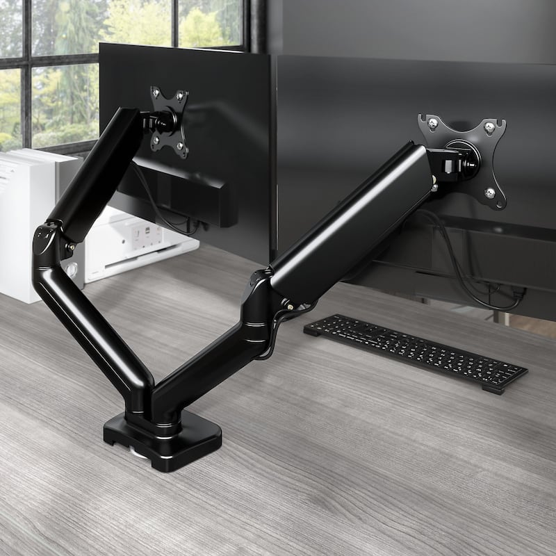 Adjustable Dual Monitor Arm with USB Port by Bush Business Furniture