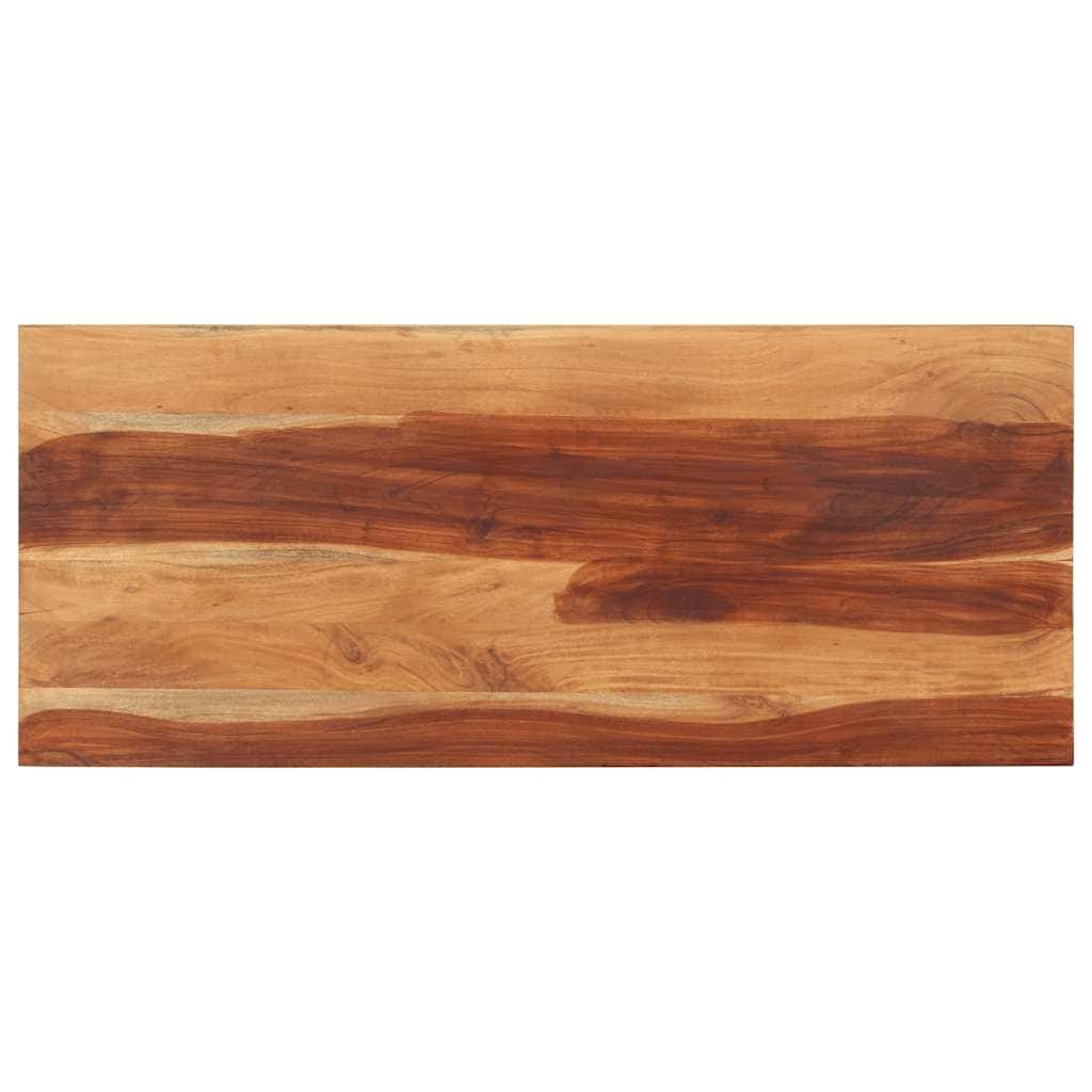 vidaXL Table Top Natural Wood Solid Acacia Wood 23.6 x 55.1 in Durable - 55.1 x 23.6 x 0.6 in