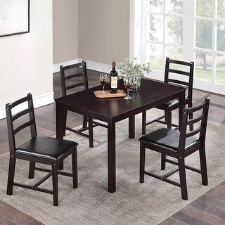 5-piece Dining Table Set Urban Modern Farmhouse Dining Room Chairs for ...
