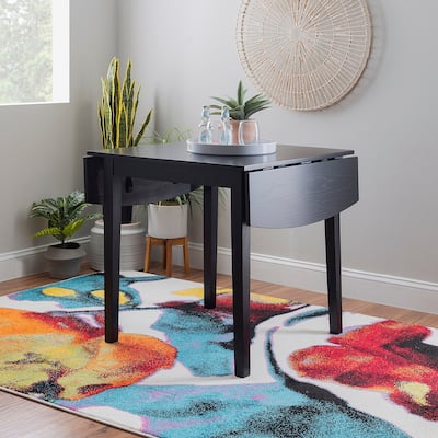 Piedmonth Solid Wood Square Drop Leaf Dining Table