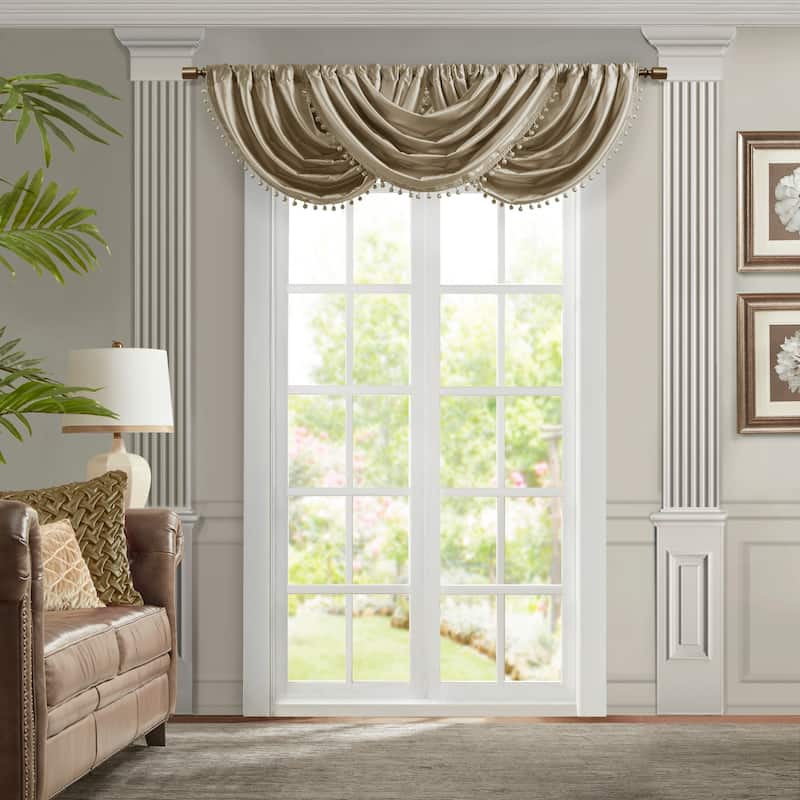 Croscill Avignon Waterfall Valance (Single) - 38x46" - Champagne