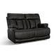 preview thumbnail 1 of 10, Clive Power Reclining Loveseat with Power Headrest and Lumbar by Flexsteel - 64" x 43" x 41" Black