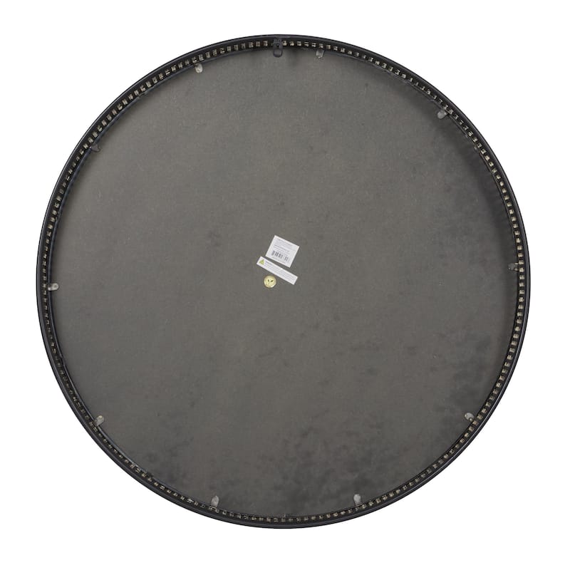 Metal Wall Mirror with Thin Frame - Black or Brown - Roche River Decor