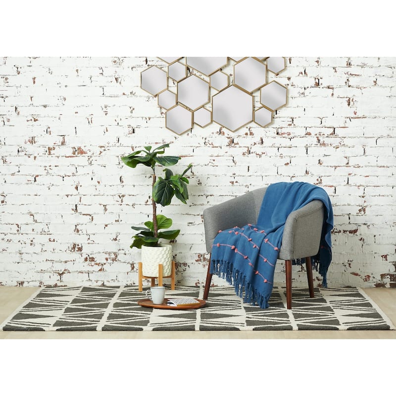 Tabb 50" x 60" Cotton Throw Blanket