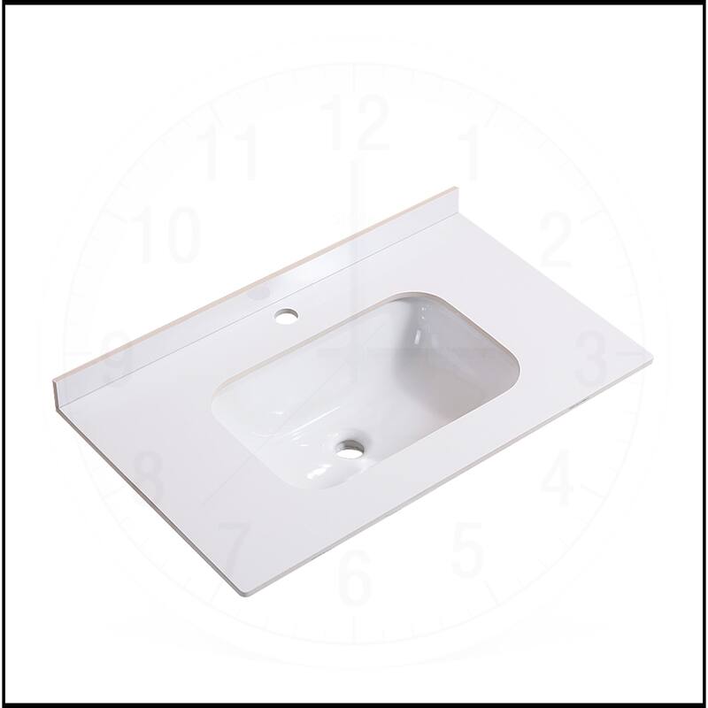 24"/30" Bathroom Vanity Ceramic Sink