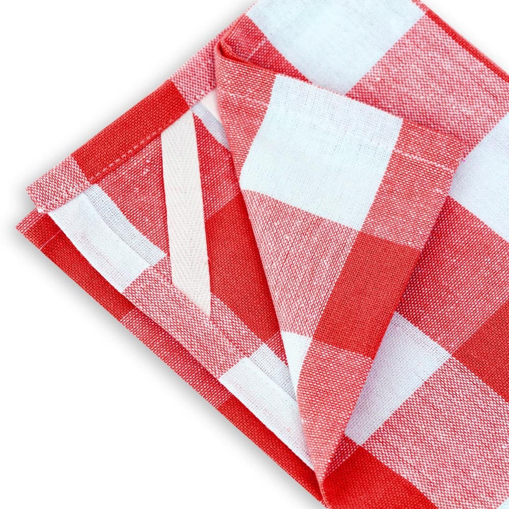 Country Check Kitchen Towel - 18x28