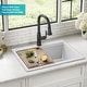 preview thumbnail 65 of 146, KRAUS Bellucci Workstation Topmount Drop-in Granite Kitchen Sink