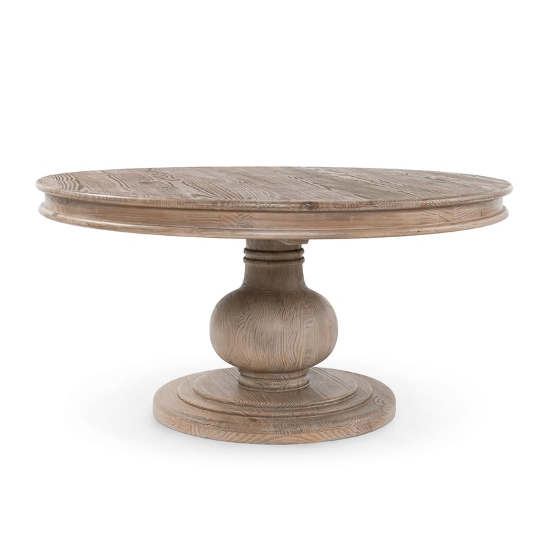 Beatriz Reclaimed Wood 60-inch Pedestal Dining Table by Kosas Home