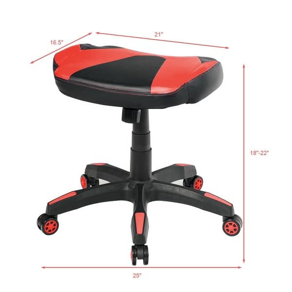 Multi-Use Footrest Swivel Height Adjustable Gaming Ottoman Footstool - Bed  Bath & Beyond - 31689358