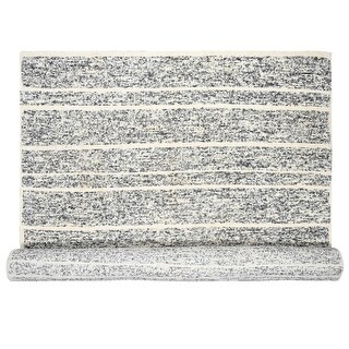 Hand Knotted Black Modern and Contemporary with Wool Oriental Rug (12'4 ...